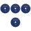 4Pcs Ceramic Felt Polishing Pad For Grinding Pottery 4