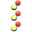 6 Pcs Game Answer Buzzer With Red Yellow Two Foot Switch And Led Light 8