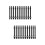 24 Pcs 45mm 2Ba Thread Aluminum Dart Shafts For Throwing 6
