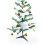 5Pcs Green Plastic Christmas Tree Rack Stable Detachable Home Stand 6