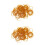 1000 Pcs Rubber Band Office Elasticity 5