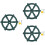3Pcs Pirate Ship Steering Wheel Swing Attachment For Backyard Playset 8