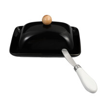 2 Pcs Butter Box With Lid Dish For Countertop Serving Dishes Lids
