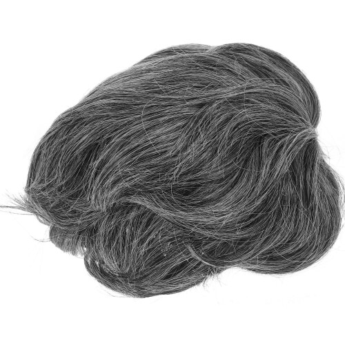 3Pièces Perruques Costume Gris Et Authentique 1