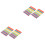 4 Boxes Water-Soluble Dust-Free Chalk Graffiti Child Stick 3