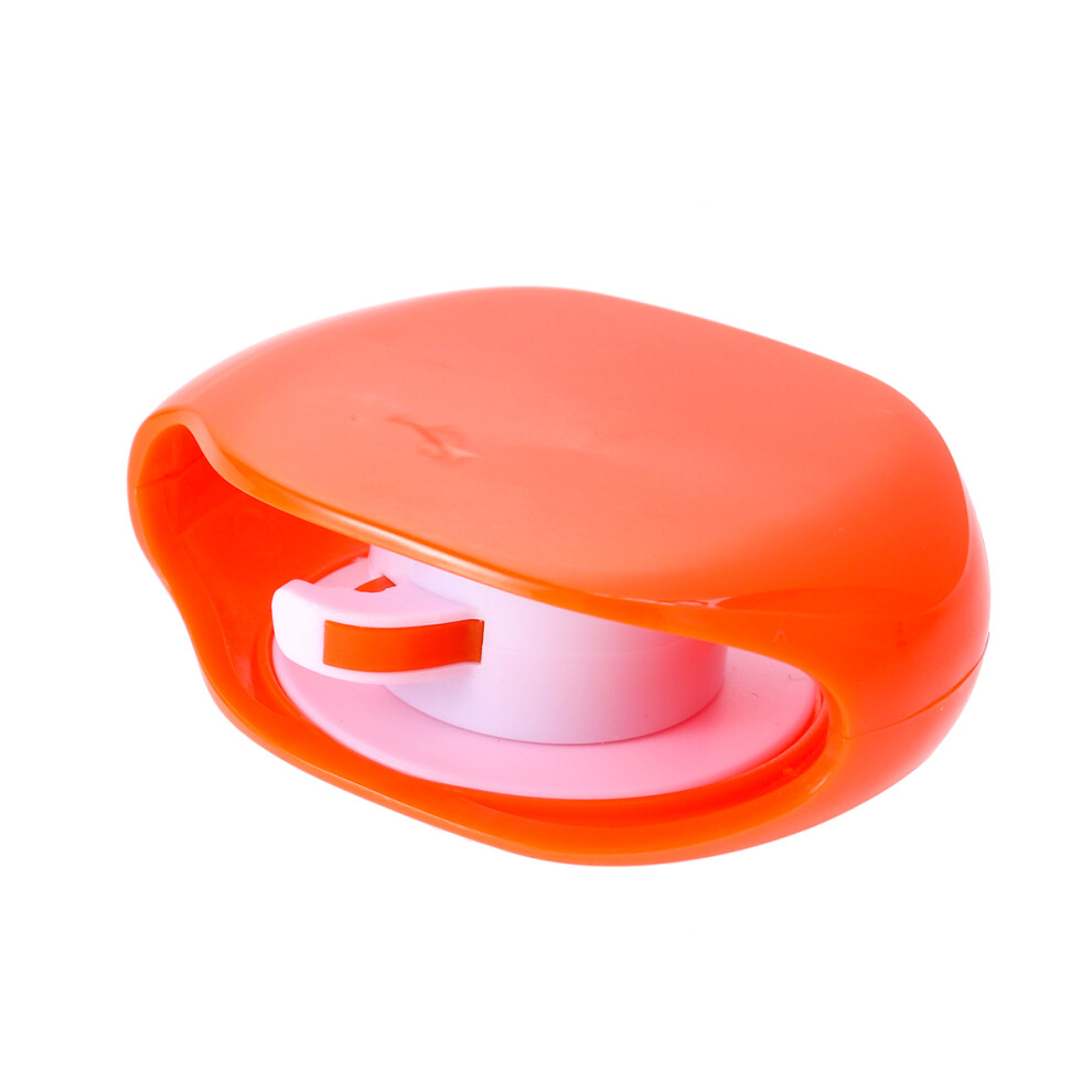 2Pcs Automatic Roll Earphone Headset Cable Cord Winder Storage Orange 3594030951304