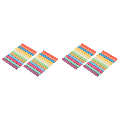 4 Boxes Water-Soluble Dust-Free Chalk Graffiti Child Stick 1
