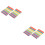 4 Boxes Water-Soluble Dust-Free Chalk Graffiti Child Stick 6