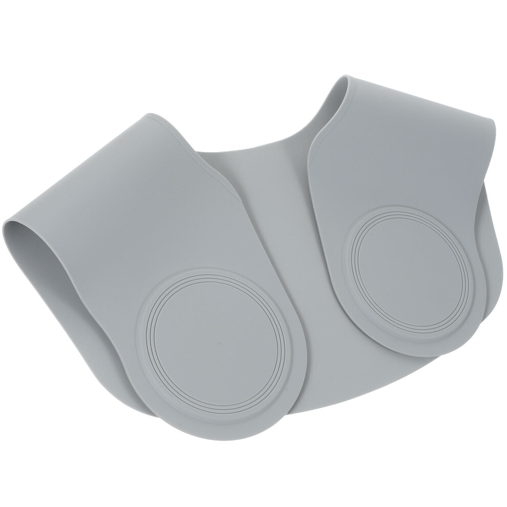 Happyyami Grey 3Pcs Silicone Shawl Silica Gel Scarf