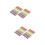 4 Boxes Water-Soluble Dust-Free Chalk Graffiti Child Stick 7