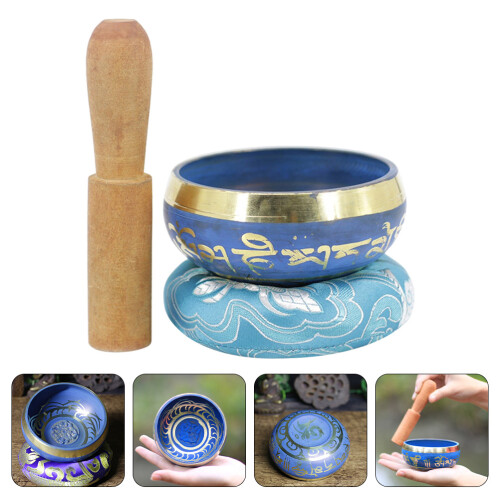 1 Set Singing Bowl Set Buddhism Supply 2