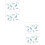 4 Pcs Lovely Cat Shape Rainbow Electrostatic Removable Glass Stickers 7