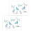4 Pcs Lovely Cat Shape Rainbow Electrostatic Removable Glass Stickers 11