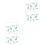 4 Pcs Lovely Cat Shape Rainbow Electrostatic Removable Glass Stickers 4