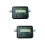 2Pcs in-Line Satellite TV Receiver Black with LCD Backlight and Buzzer 7