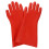 3Pairs Durable Red Rubber Electrical Insulated Gloves for Lineman Work 2