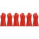 3Pairs Durable Red Rubber Electrical Insulated Gloves for Lineman Work 5