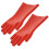 3Pairs Durable Red Rubber Electrical Insulated Gloves for Lineman Work 3