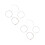 8Pcs Assorted Color -Chin Instrument Strings Durable Alloy Material 5