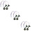 6 Pcs Mini Railroad Signal Lamp For Sand Table Decor 11