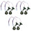 6 Pcs Mini Railroad Signal Lamp For Sand Table Decor 5