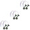 6 Pcs Mini Railroad Signal Lamp For Sand Table Decor 7