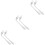6 Pcs Angled Forks For Elderly Eating Assistance Left 7