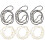 6Pz Collana Vita Elastica Perline Vacanza 1