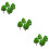 30 Pcs 3.0 Inch Green Scenery Landscape Model Tree 9