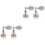 4 Pcs Makeup Glitter Sprayer Bottle For Highlighter 4