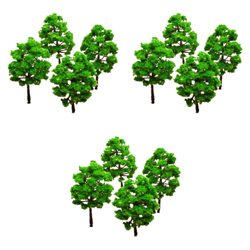 30 Pcs 3.0 Inch Green Scenery Landscape Model Tree 2