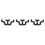 3Pcs Black ABS Misting Nozzles Rotating Spray Heads 6