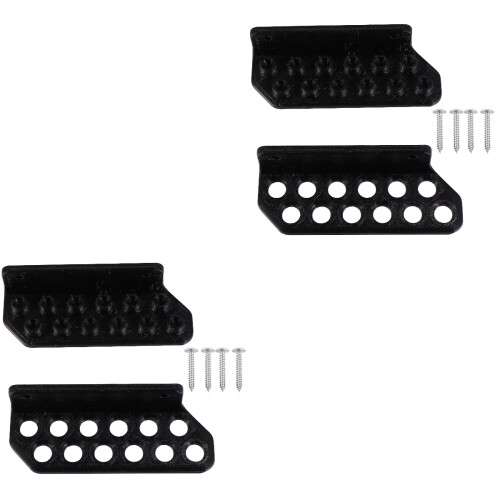 2 Pairs Wall-Mounted Arrow Rack Self-Adhesive Display Holder 2