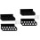 2 Pairs Wall-Mounted Arrow Rack Self-Adhesive Display Holder 4