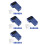 4Pcs Blue Rfid Copier ABS Handheld Portable Key Fob Duplicator 6
