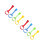 8 Pcs Pull Up Rings For Infant Toddler Kids Walking Exercise Support 8