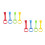 8 Pcs Pull Up Rings For Infant Toddler Kids Walking Exercise Support 7