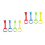 8 Pcs Pull Up Rings For Infant Toddler Kids Walking Exercise Support 5
