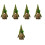 5Pcs Succulent Gnome Plush Doll Decor For Table And Desktop 6