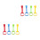 8 Pcs Pull Up Rings For Infant Toddler Kids Walking Exercise Support 10