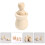8Pcs Unfinished Wooden Peg Dolls For Diy Graffiti Craft Projects 4