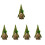 5Pcs Succulent Gnome Plush Doll Decor For Table And Desktop 7