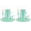 2 Pcs Baby Bottle Drying Rack Feeding Cup Storage Stand 8
