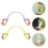 2Pcs Silicone Pacifier Clips With Safety Straps To Prevent Loss 7
