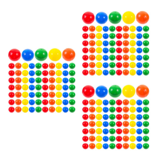 300Pcs Assorted Color Numbered and Game Balls 2