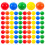 300Pcs Assorted Color Numbered and Game Balls 9