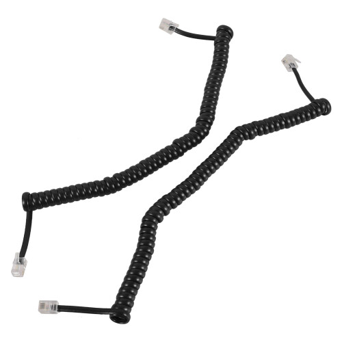 8 Pcs Coiled Phone Cords For Landlines Receiver Cable 1