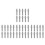 40 Pcs Replacement Mountaineering Rod Tip Tungsten Steel 10