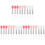 27 Pcs Portable Silicone Lip Brush And Applicator Makeup Set 3