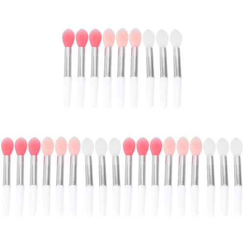 27 Pcs Portable Silicone Lip Brush And Applicator Makeup Set 2
